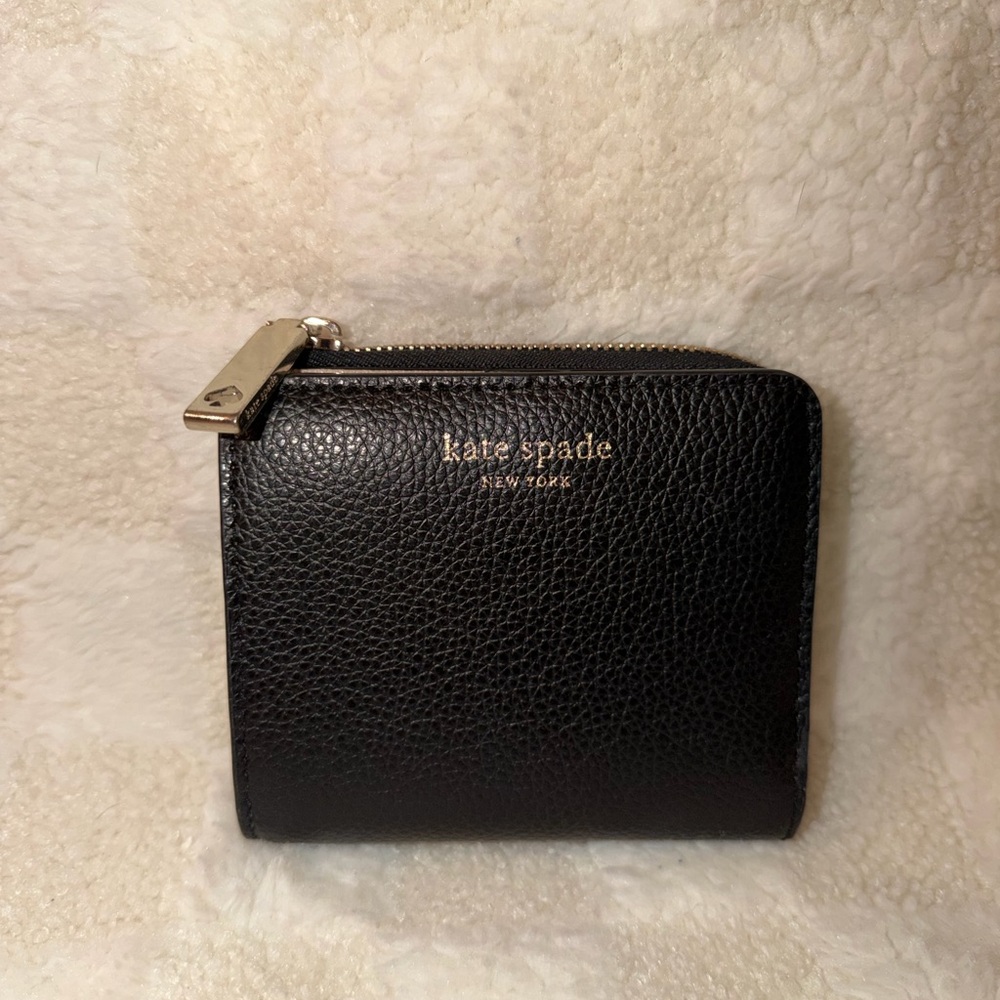 Kate Spade Black Textured Wallet